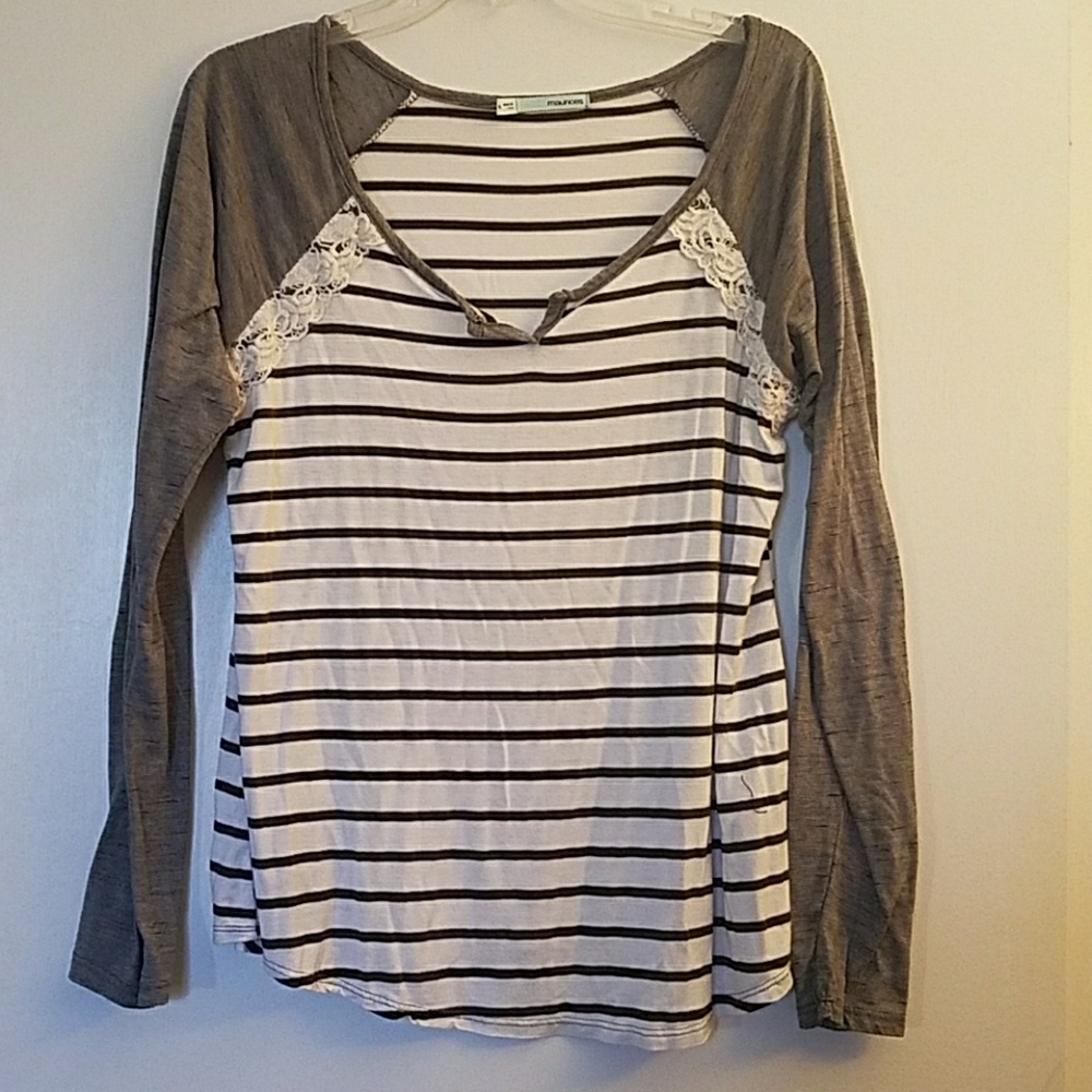 Striped Baseball T-shirt